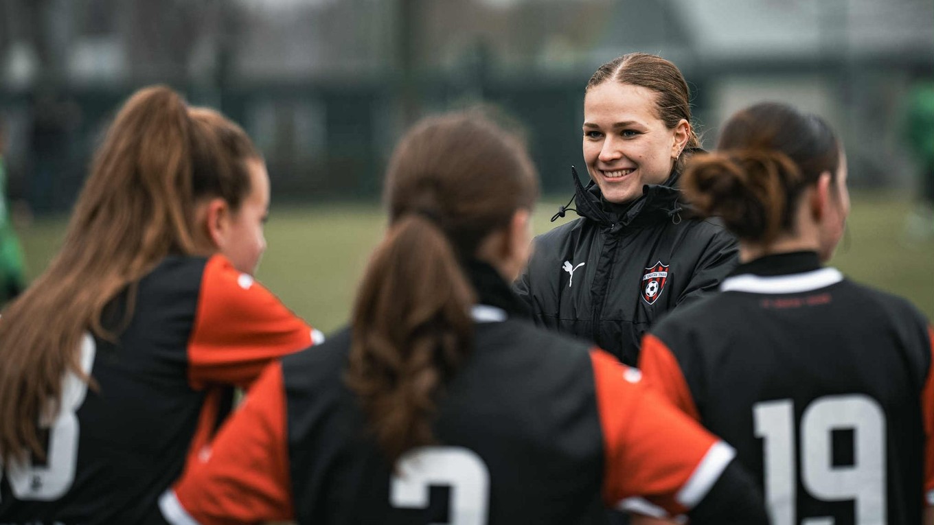 Trénerka Natália Kissová.