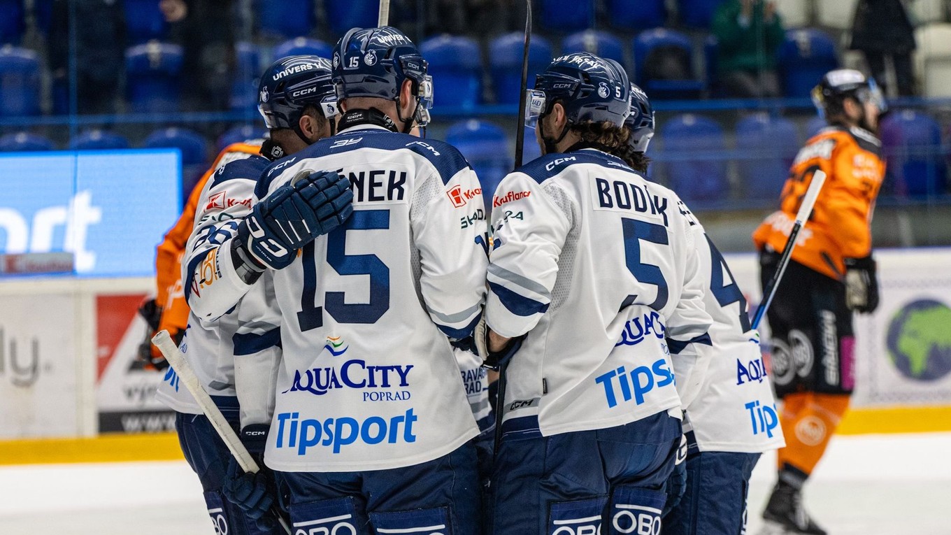 Hráči HK Poprad