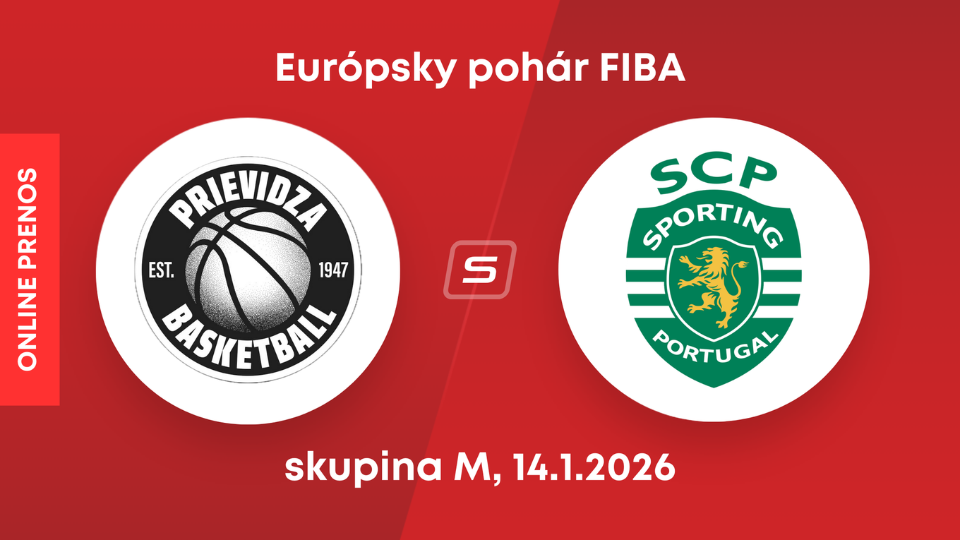 BC Prievidza - Sporting Lisabon: LIVE STREAM zo zápasu Európskeho pohára FIBA.