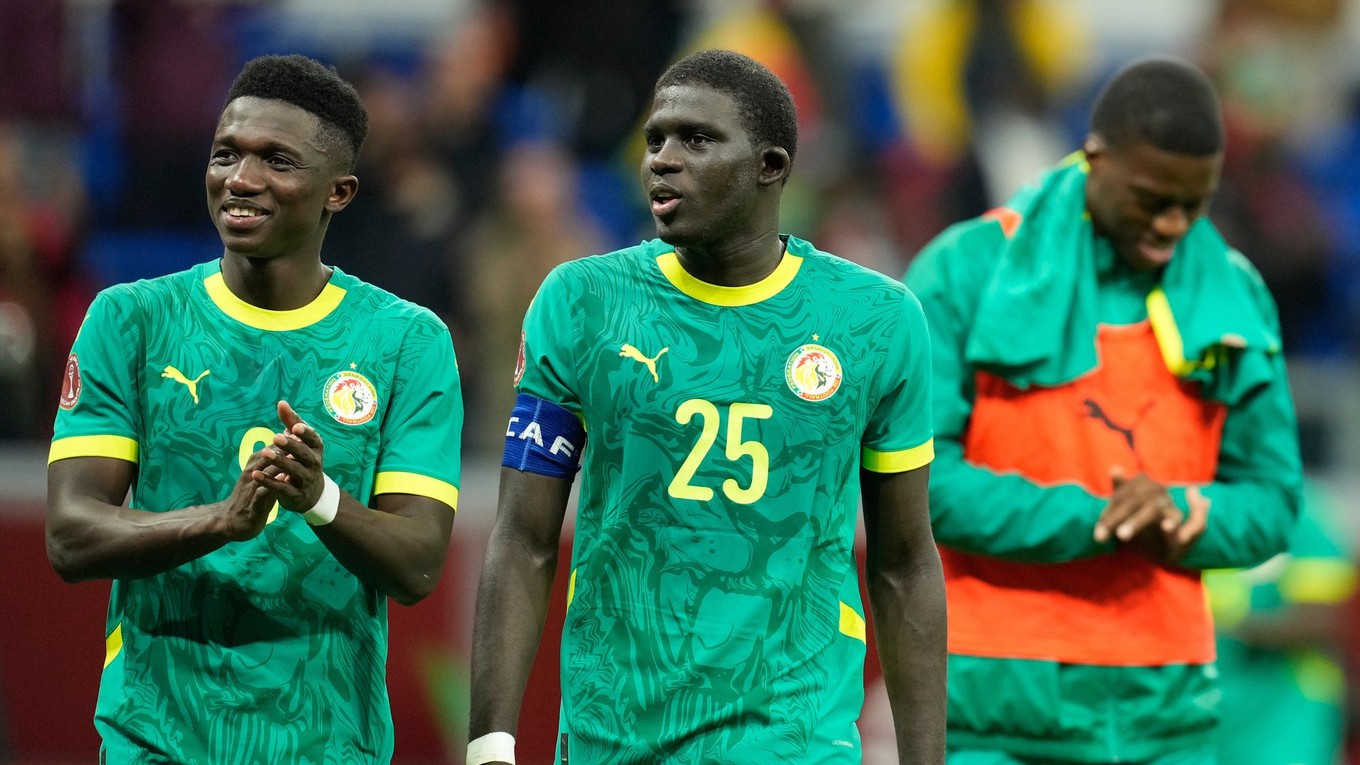 Senegal oslavuje víťazstvo nad Sudánom.
