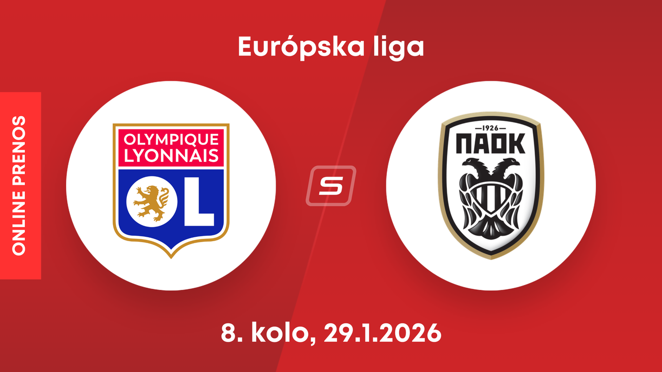 Olympique Lyon - PAOK Solún: ONLINE prenos zo zápasu Európskej ligy.