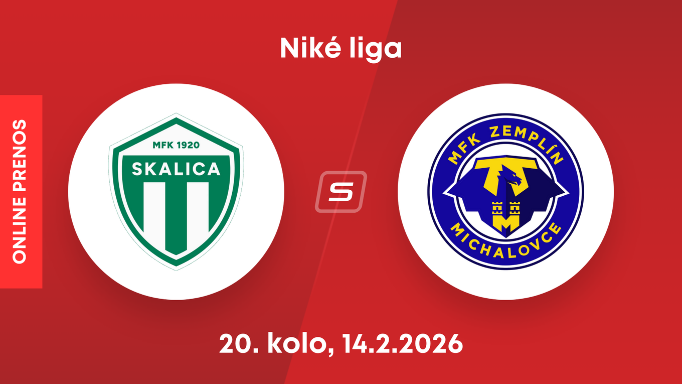MFK Skalica - MFK Zemplín Michalovce: ONLINE prenos zo zápasu 20. kola Niké ligy.