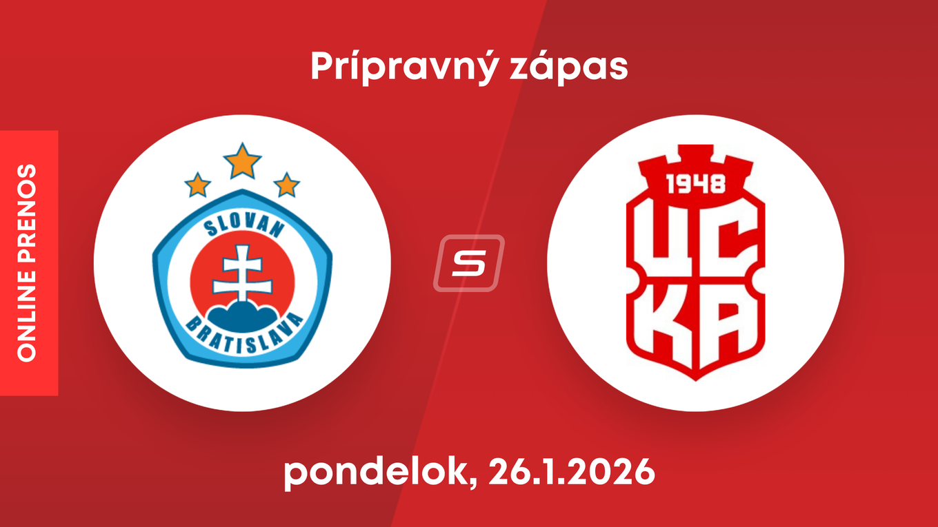 ŠK Slovan Bratislava - CSKA Sofia 1948: ONLINE prenos z prípravného zápasu. 