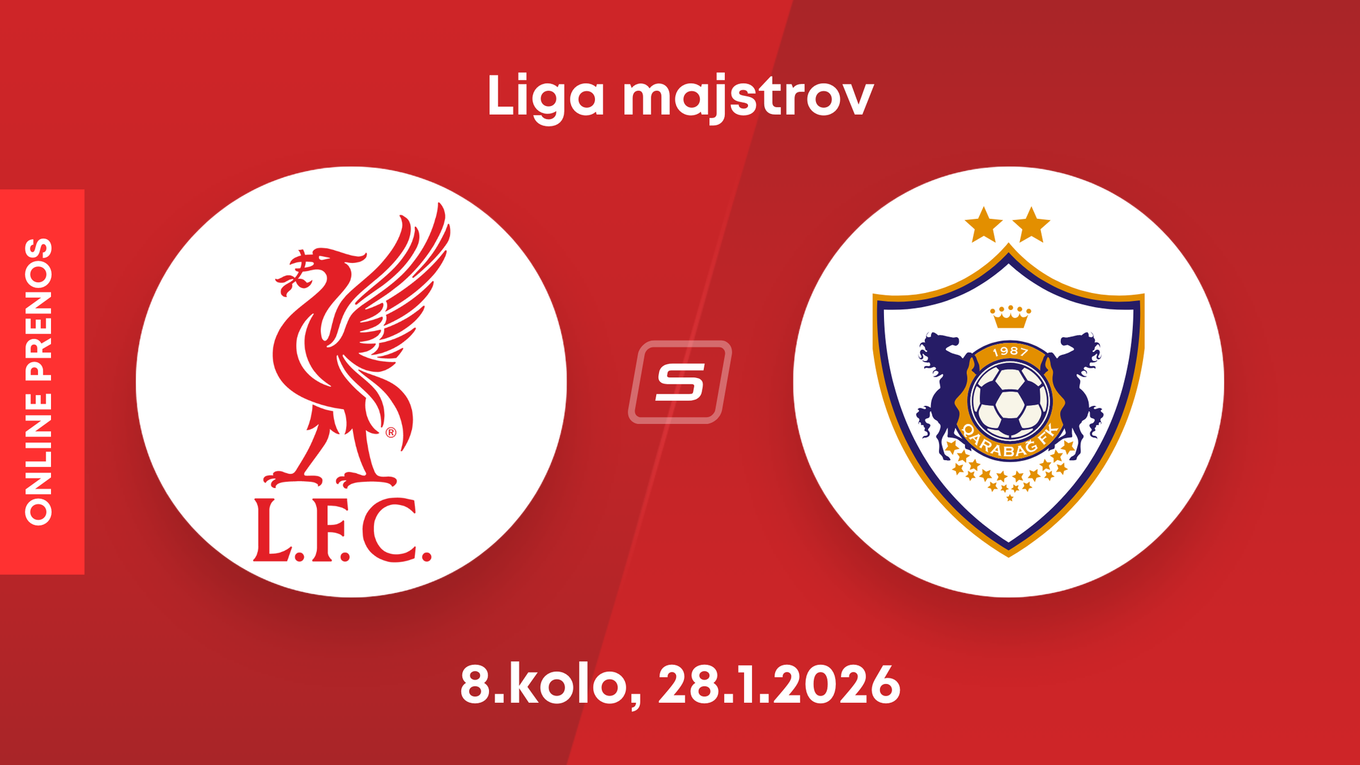 Liverpool FC - FK Karabach: ONLINE prenos zo zápasu 8. kola ligovej fázy Ligy majstrov. 