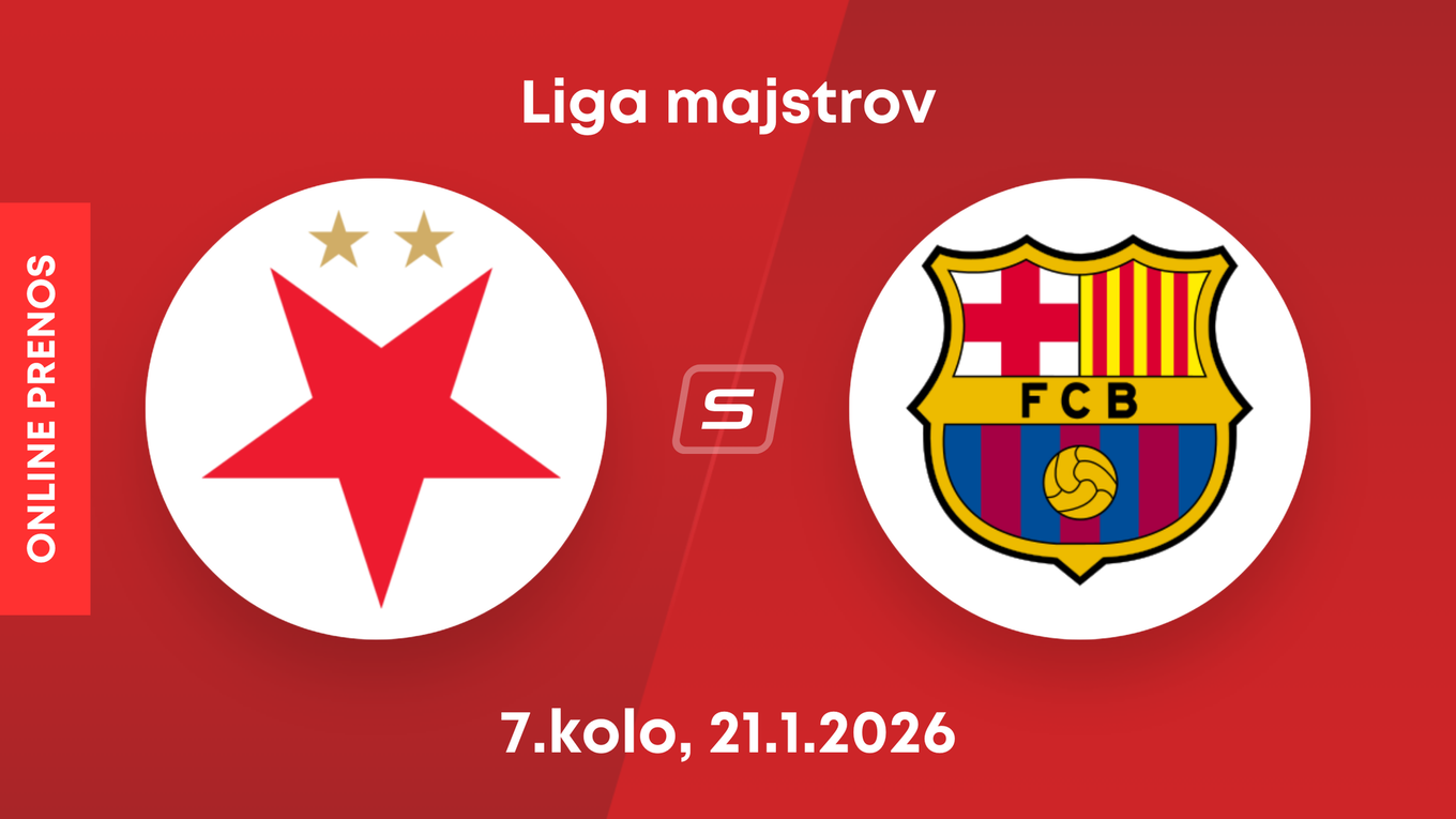 SK Slavia Praha - FC Barcelona: ONLINE prenos zo zápasu 7. kola ligovej fázy Ligy majstrov. 
