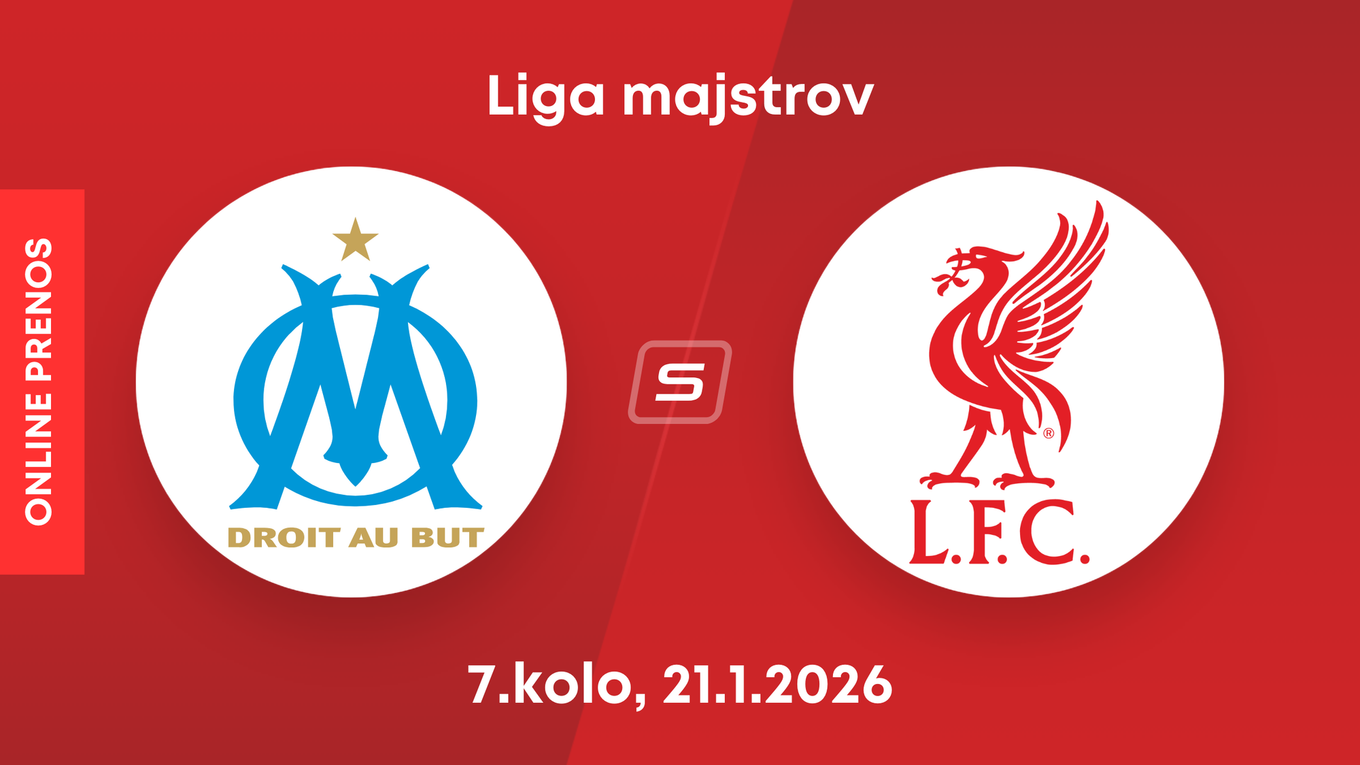 Olympique Marseille - Liverpool FC: ONLINE prenos zo zápasu 7. kola ligovej fázy Ligy majstrov. 