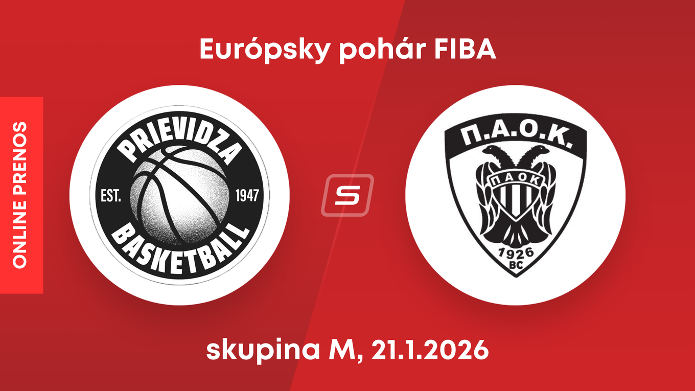 BC Prievidza - PAOK BC Solún: LIVE STREAM zo zápasu Európskeho pohára FIBA.