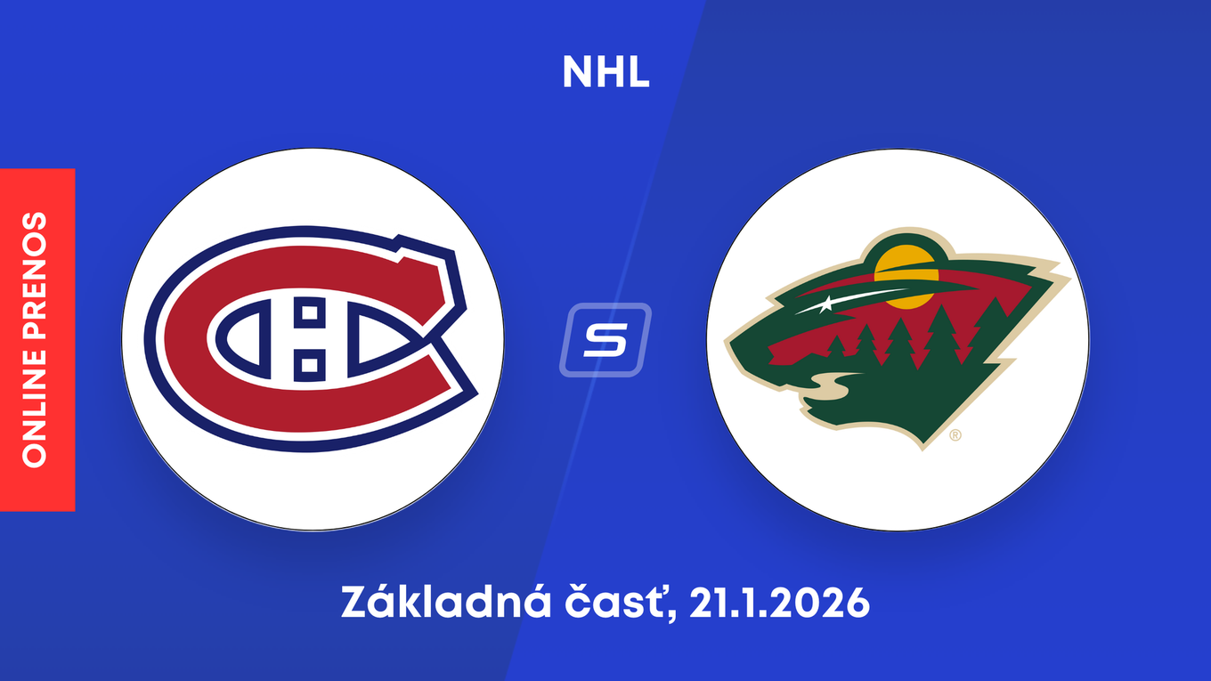 Montreal Canadiens - Minnesota Wild: ONLINE prenos zo zápasu NHL.