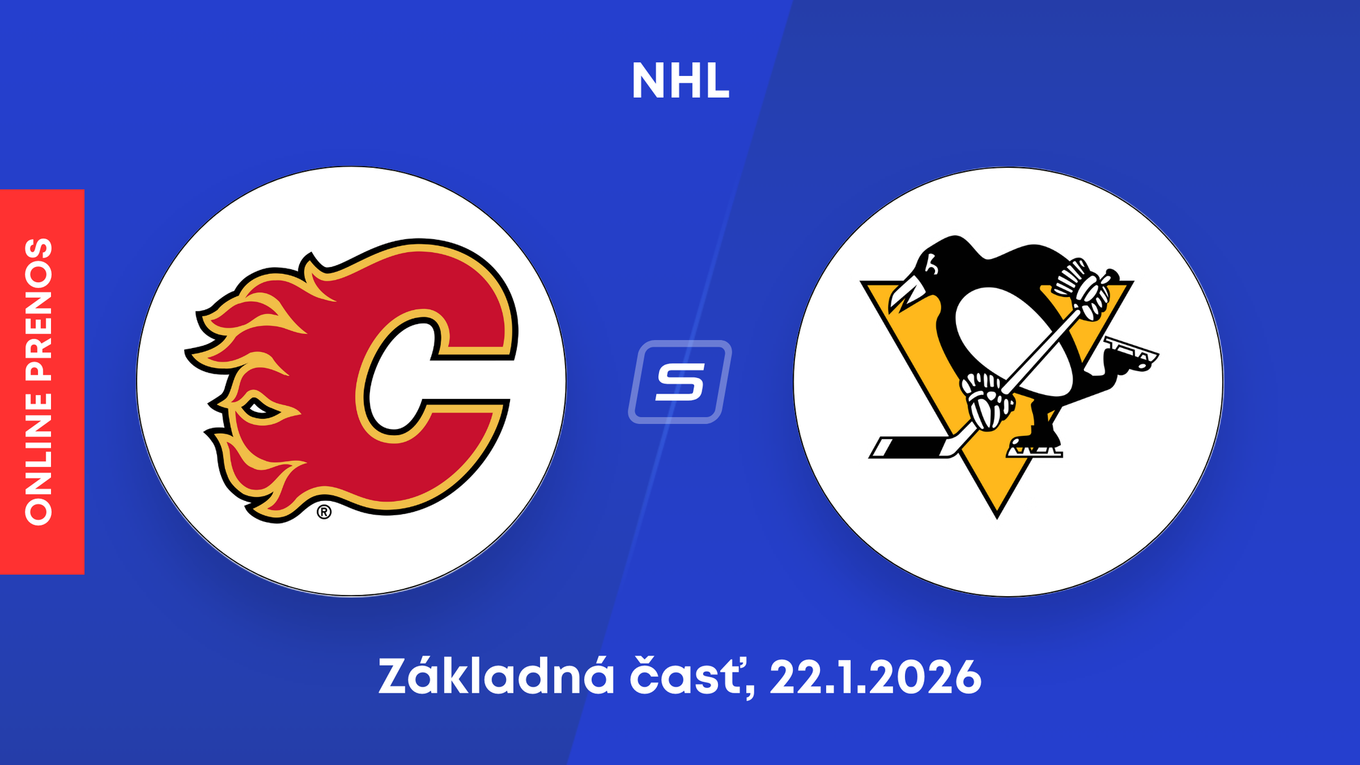 Calgary Flames - Pittsburgh Penguins: ONLINE prenos zo zápasu NHL.
