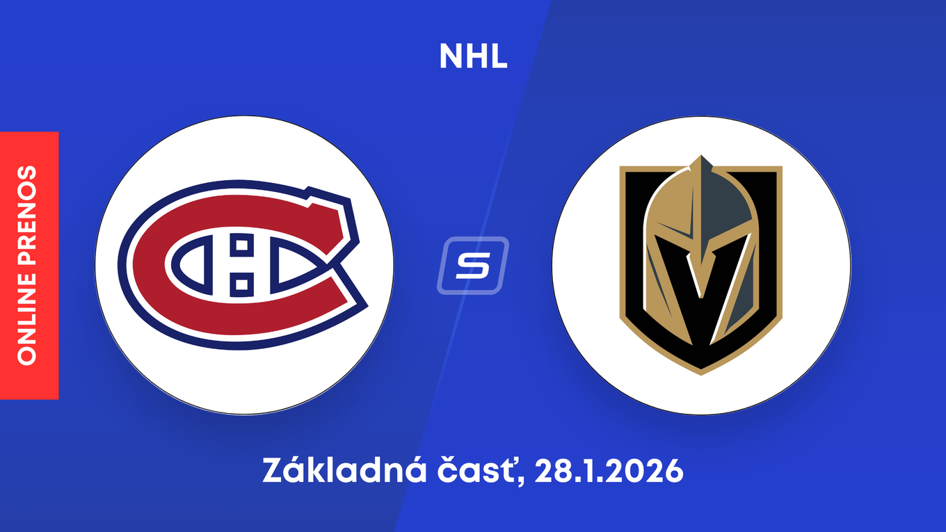 Montreal Canadiens - Vegas Golden Knights: ONLINE prenos zo zápasu NHL.