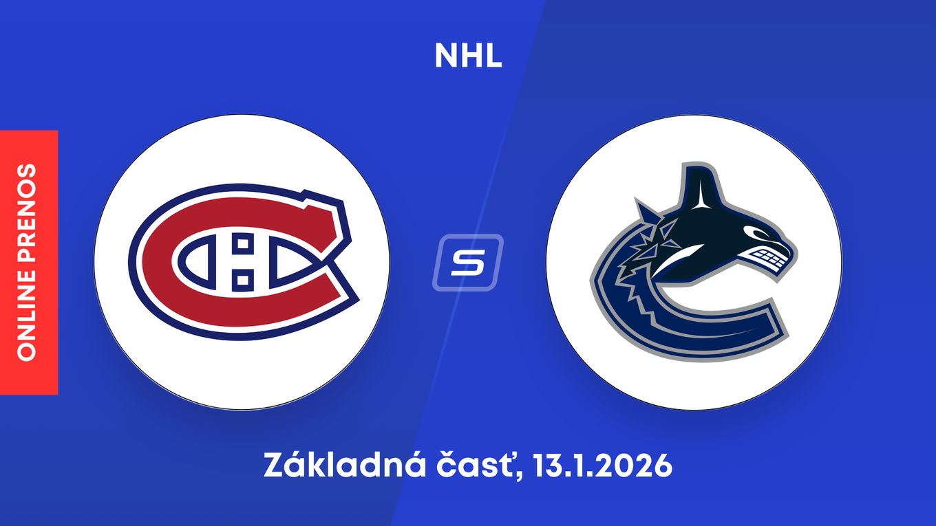 Montreal Canadiens - Vancouver Canucks: ONLINE prenos zo zápasu NHL.