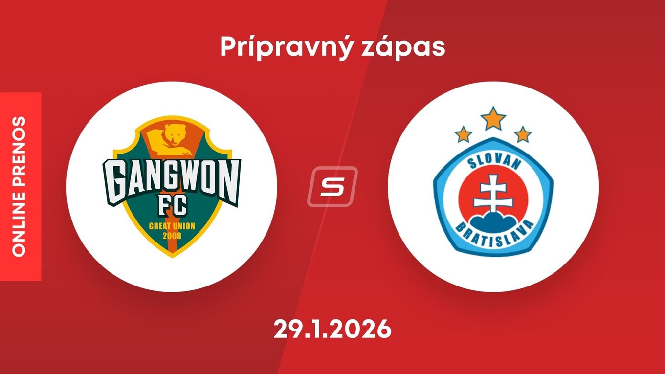 FC Gangwon - ŠK Slovan Bratislava: ONLINE prenos z prípravného zápasu.