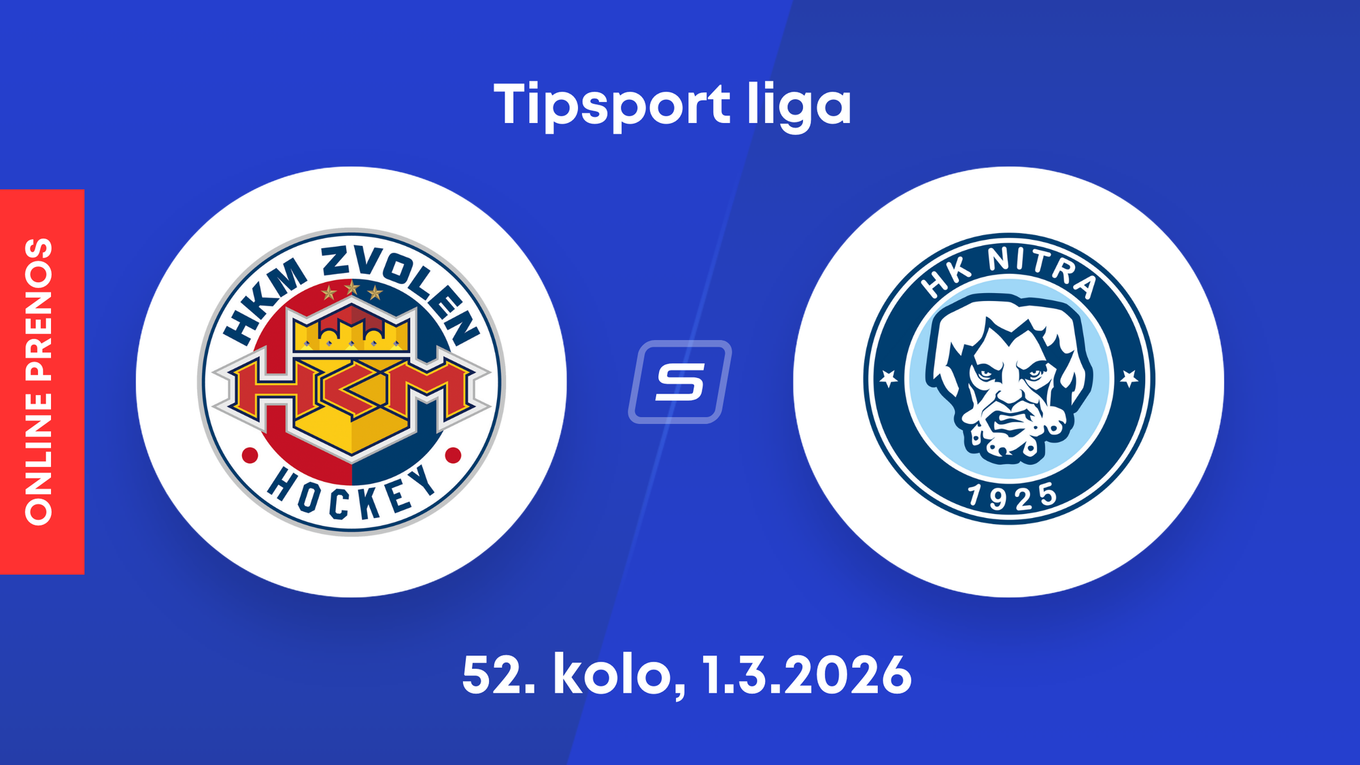 HKM Zvolen - HK Nitra: ONLINE prenos zo zápasu 52. kola Tipsport ligy.
