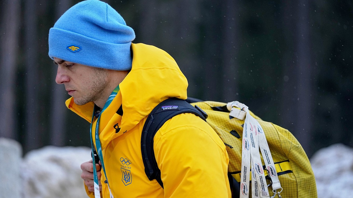 Ukrajinský skeletonista Vladyslav Heraskevyč 