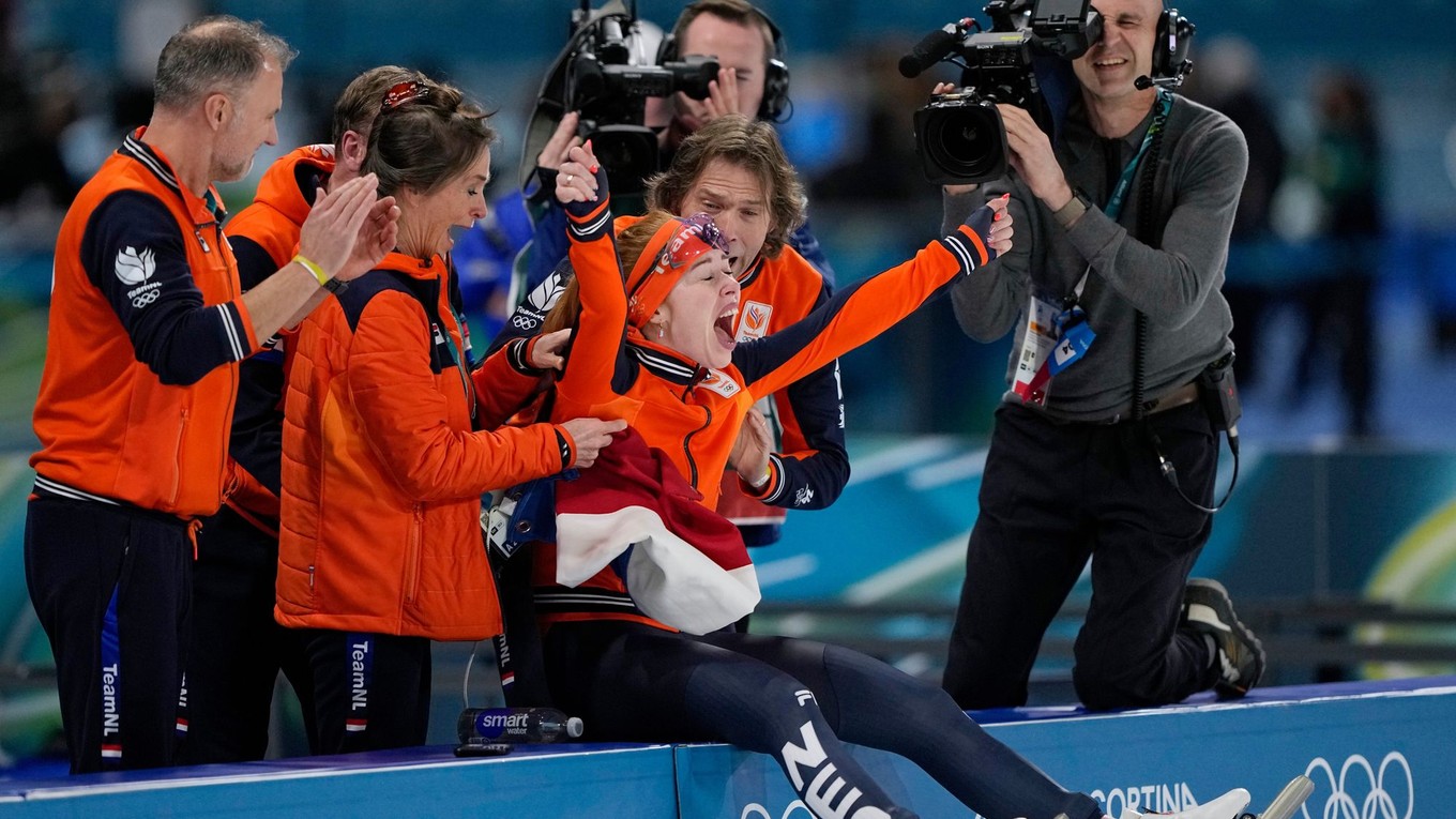 Holandská rýchlokorčuliarka Antoinette de Jongová