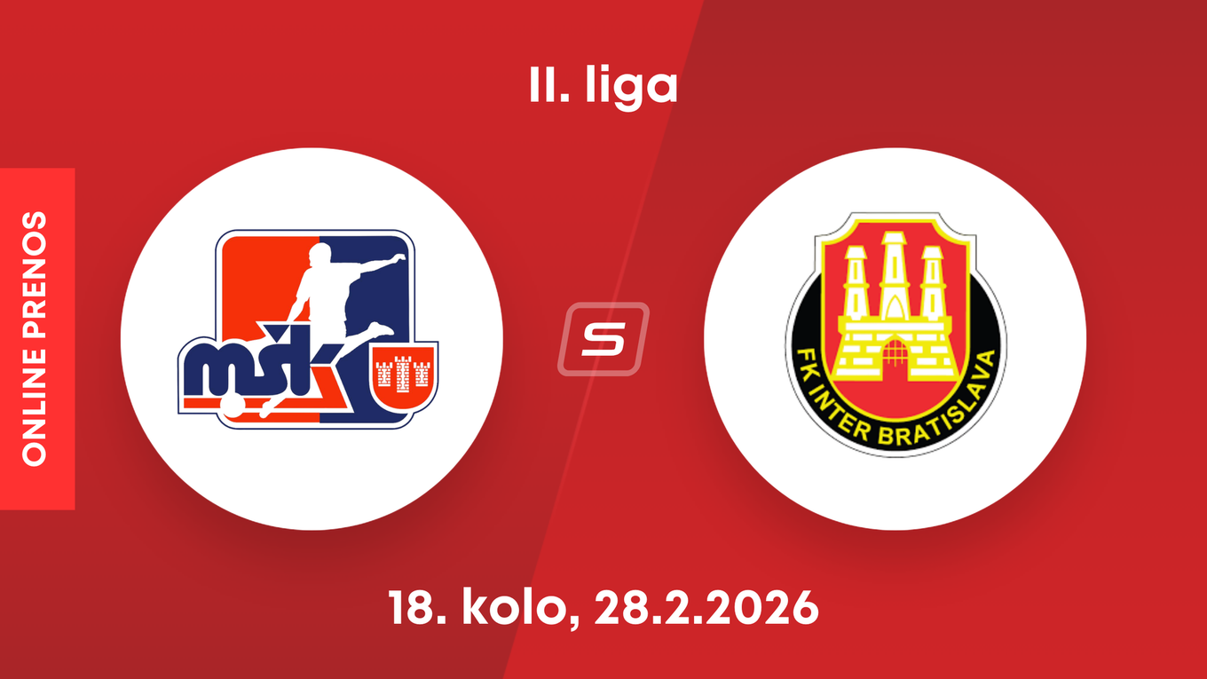 MŠK Považská Bystrica - FK Inter Bratislava: ONLINE prenos zo zápasu 18. kola II. ligy.