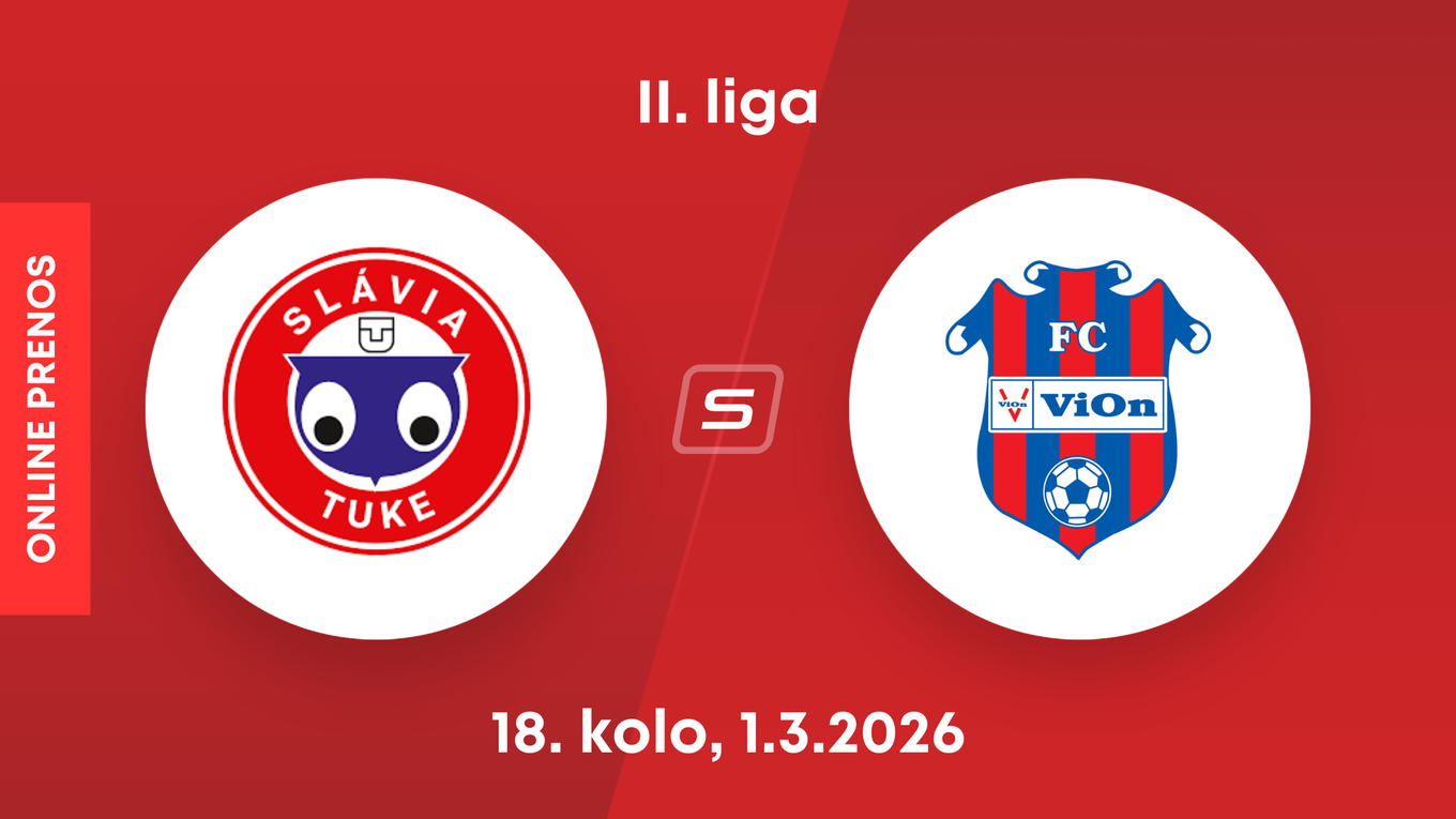 Slávia TU Košice - FCViOn Zlaté Moravce: ONLINE prenos zo zápasu 18. kola II. ligy.