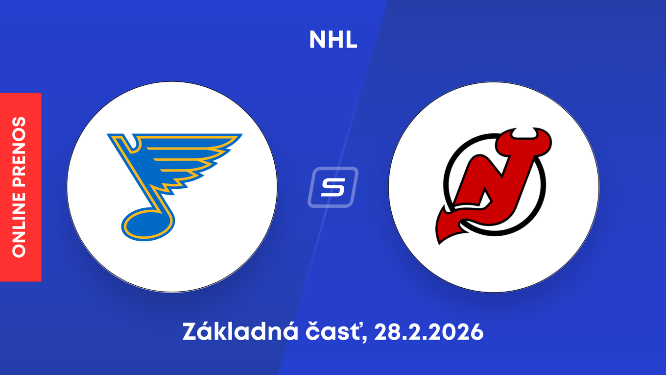 St. Louis Blues - New Jersey Devils: ONLINE prenos zo zápasu NHL.