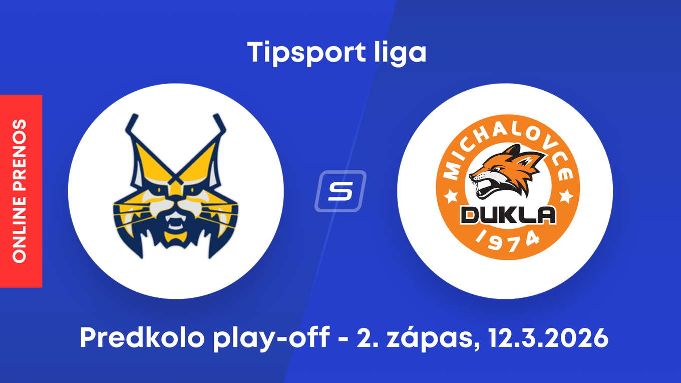 HK Spišská Nová Ves - HK Dukla Michalovce: ONLINE prenos z 2. zápasu predkola play-off Tipsport ligy.