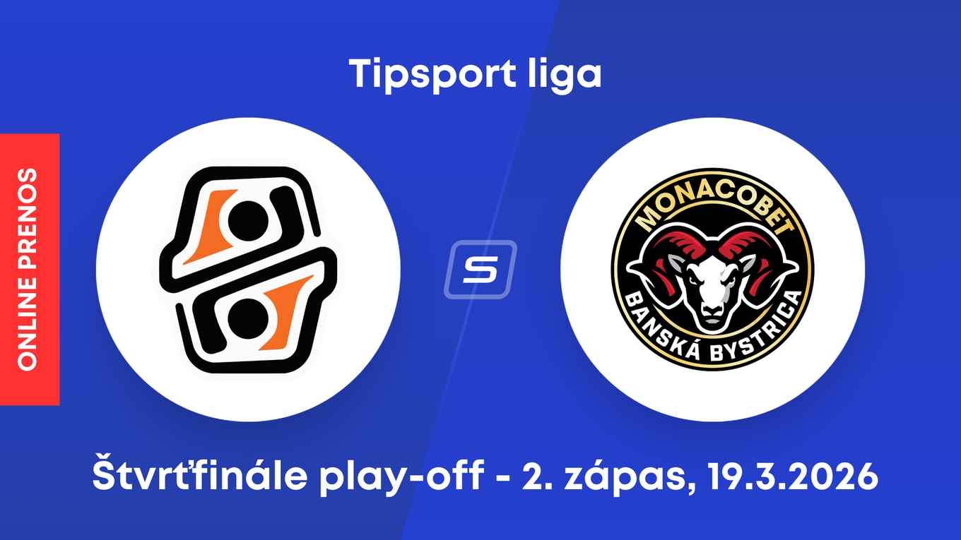 HC Košice - HC MONACObet Banská Bystrica: ONLINE prenos z 2. zápasu štvrťfinále play-off Tipsport ligy.