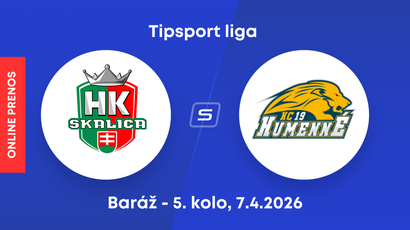 HK Skalica - HC 19 Humenné: ONLINE prenos z 5. kola baráže o Tipsport ligu.