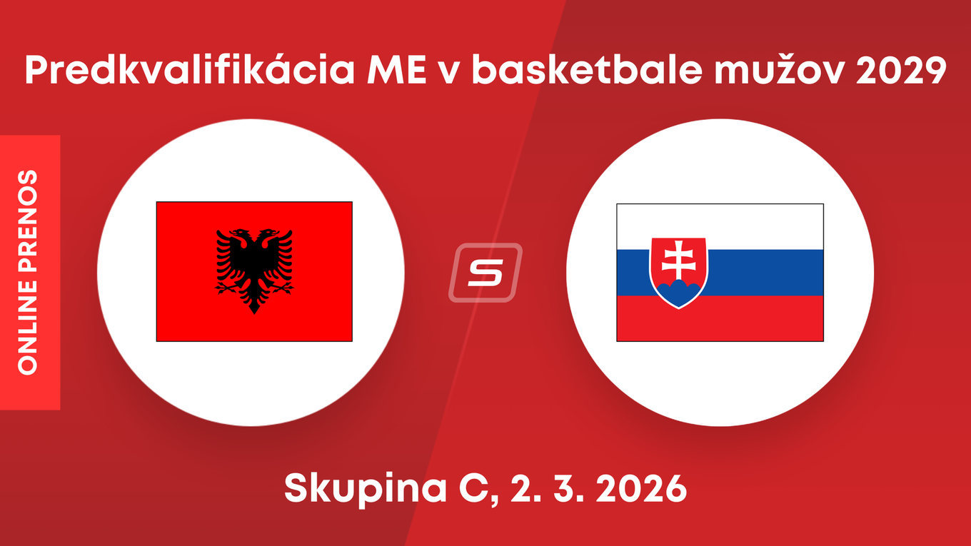 Albánsko - Slovensko: LIVE STREAM zo zápasu kvalifikácie na ME v basketbale mužov 2029. 