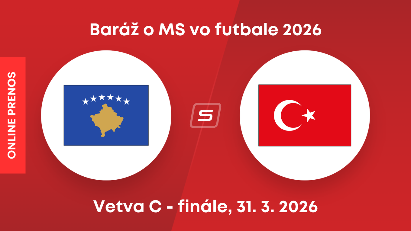 Kosovo - Turecko: ONLINE prenos zo zápasu baráže o MS 2026.