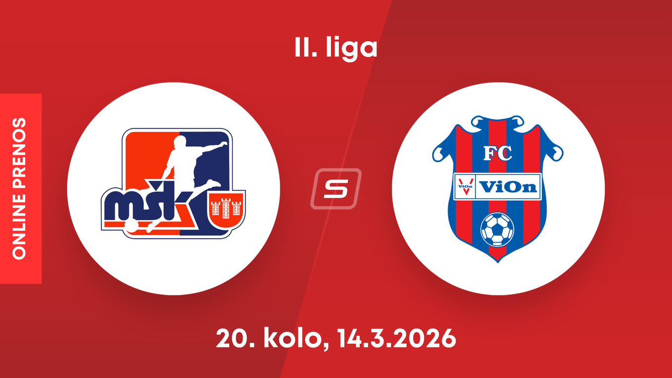 MŠK Považská Bystrica - FC ViOn Zlaté Moravce: ONLINE prenos zo zápasu 20. kola II. ligy.