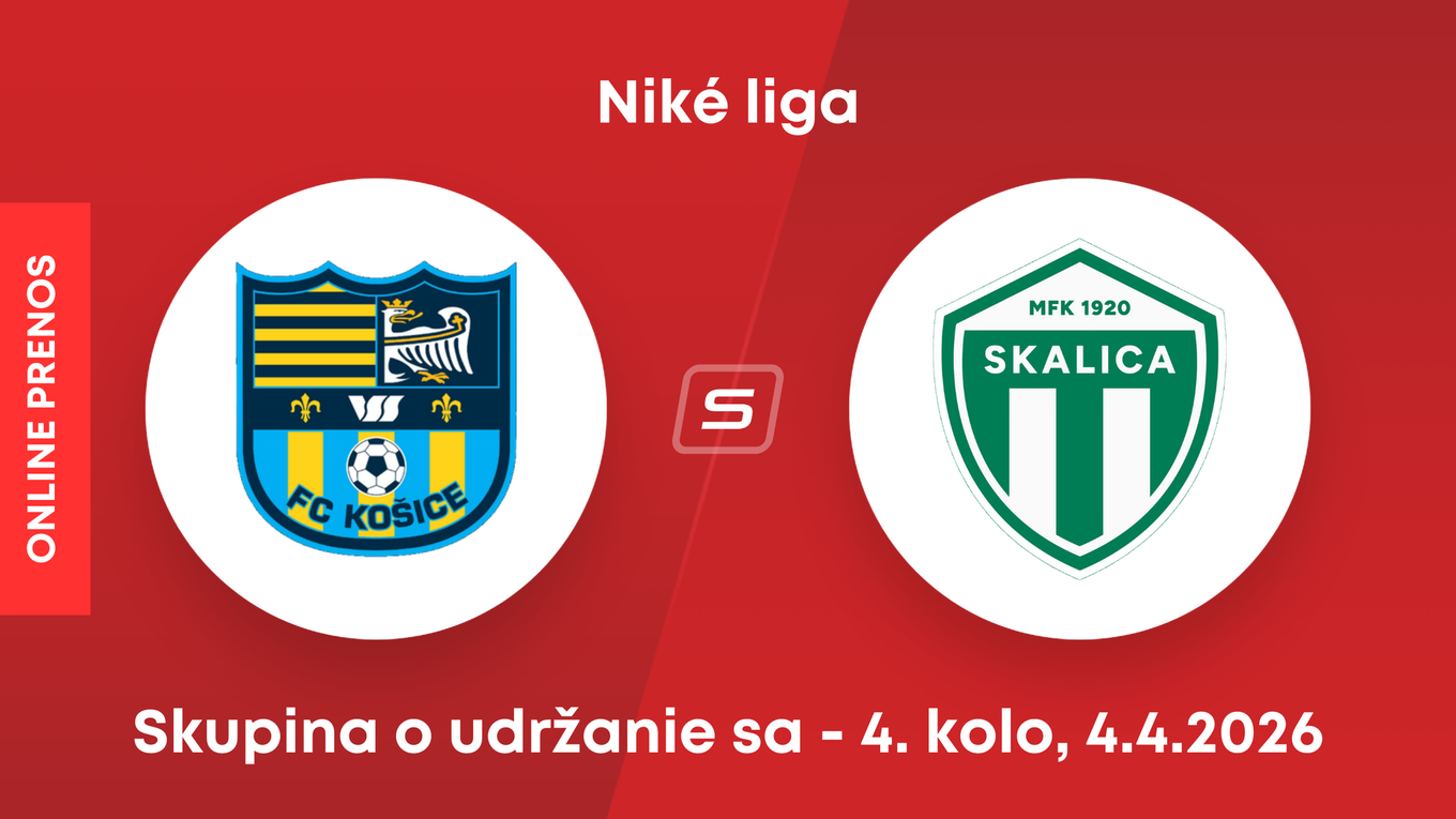 FC Košice - MFK Skalica: ONLINE prenos zo zápasu 4. kola skupiny o udržanie sa v Niké lige.