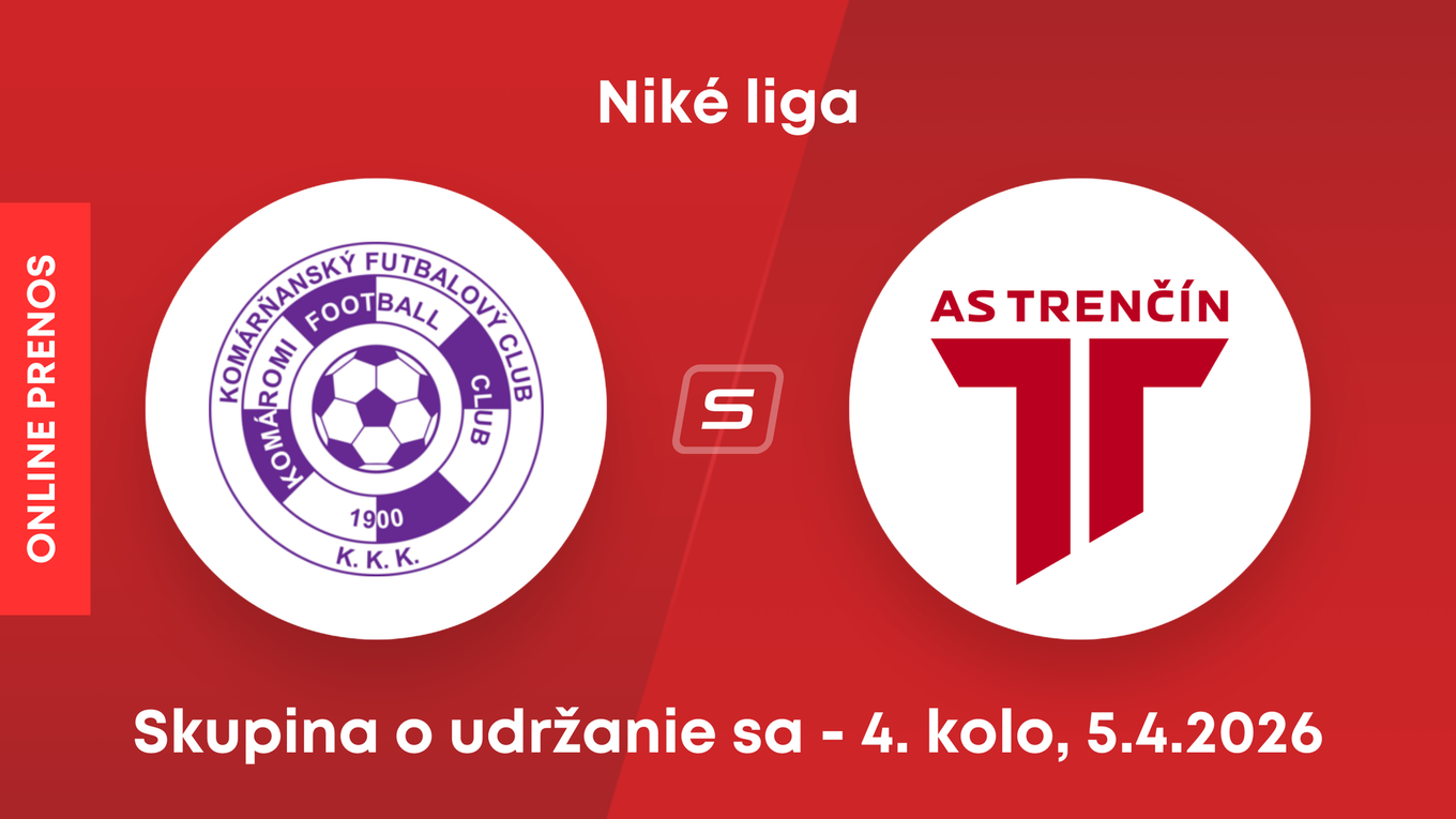 KFC Komárno - AS Trenčín: ONLINE prenos zo zápasu 4. kola skupiny o udržanie sa v Niké lige.