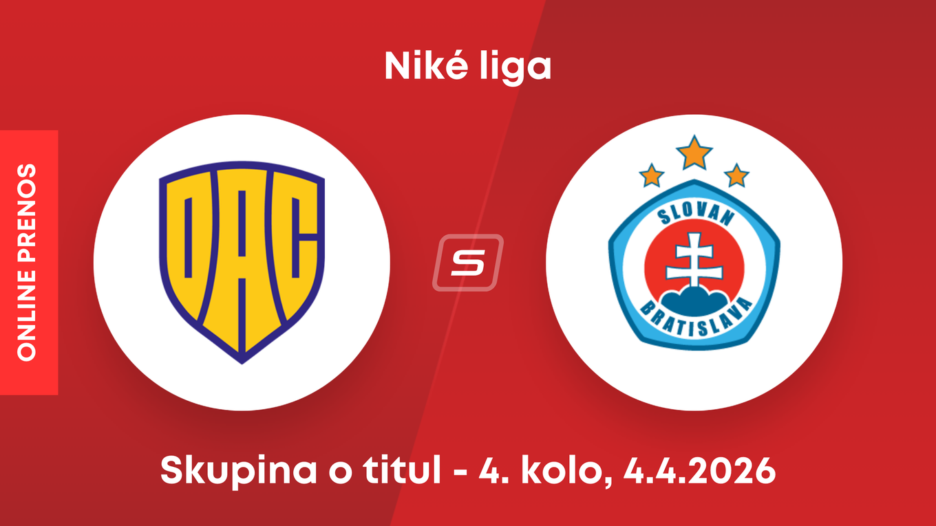 FC DAC Dunajská Streda - ŠK Slovan Bratislava: ONLINE prenos zo zápasu 4. kola skupiny o titul Niké ligy.
