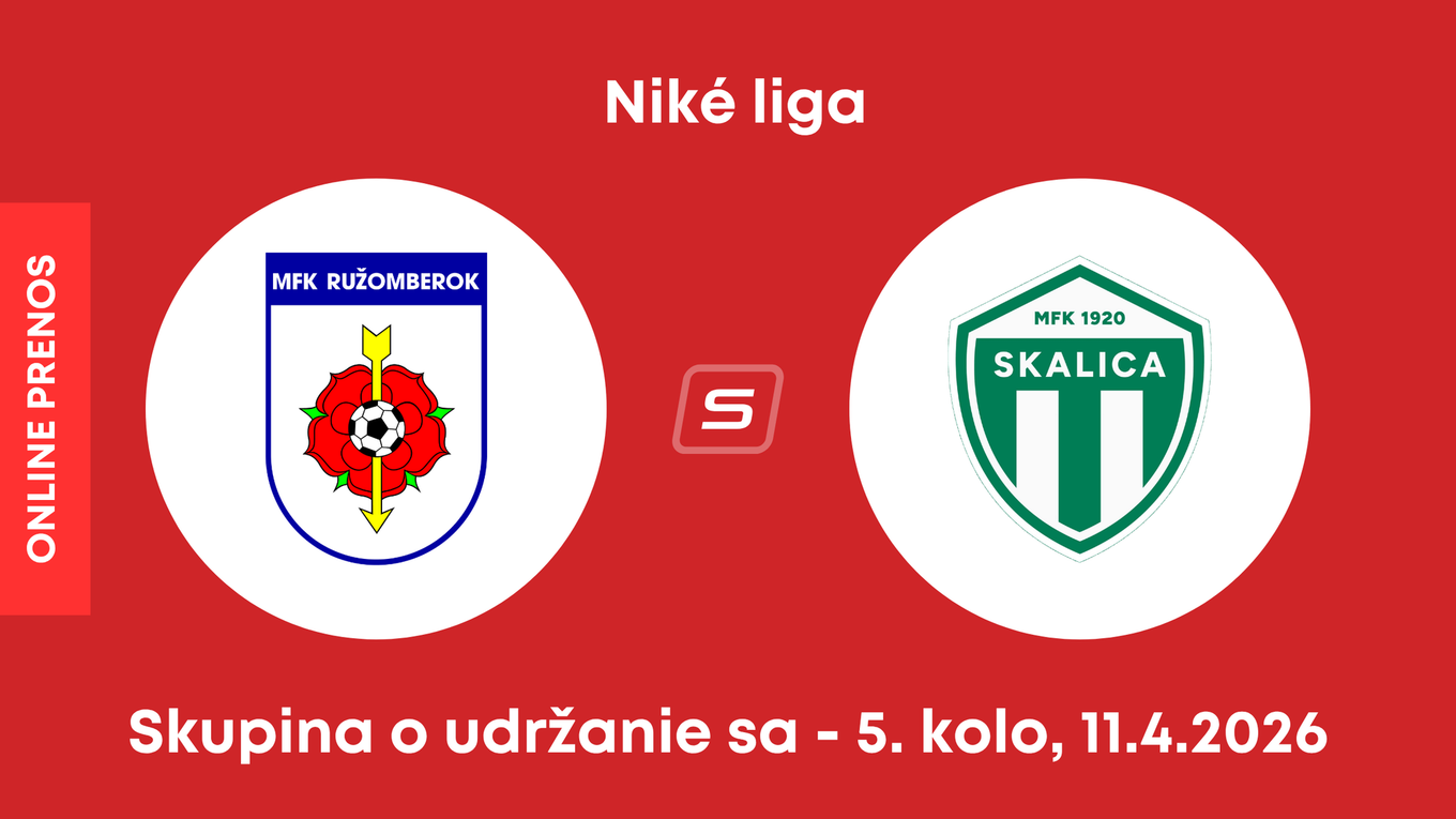 MFK Ružomberok - MFK Skalica: ONLINE prenos zo zápasu 5. kola skupiny o udržanie sa v Niké lige.