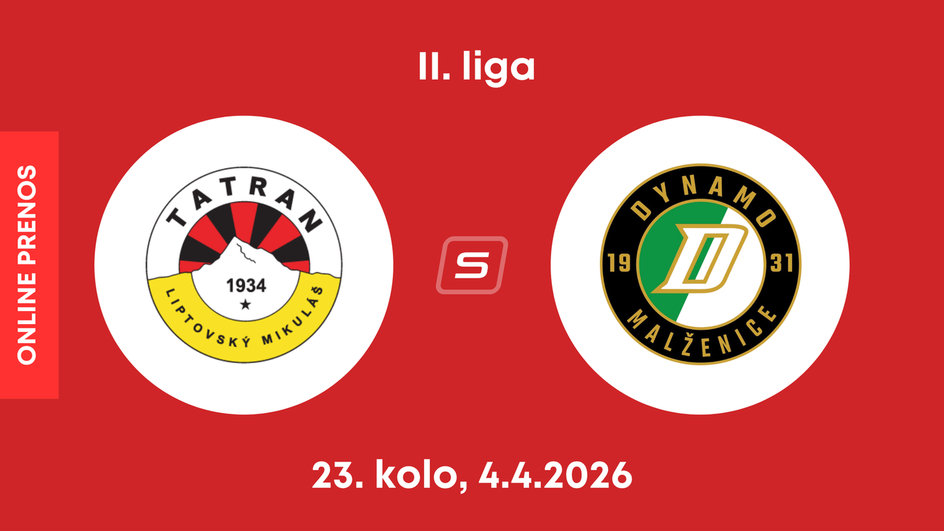 MFK Tatran Liptovský Mikuláš - OFK Malženice: ONLINE prenos zo zápasu 23. kola II. ligy.