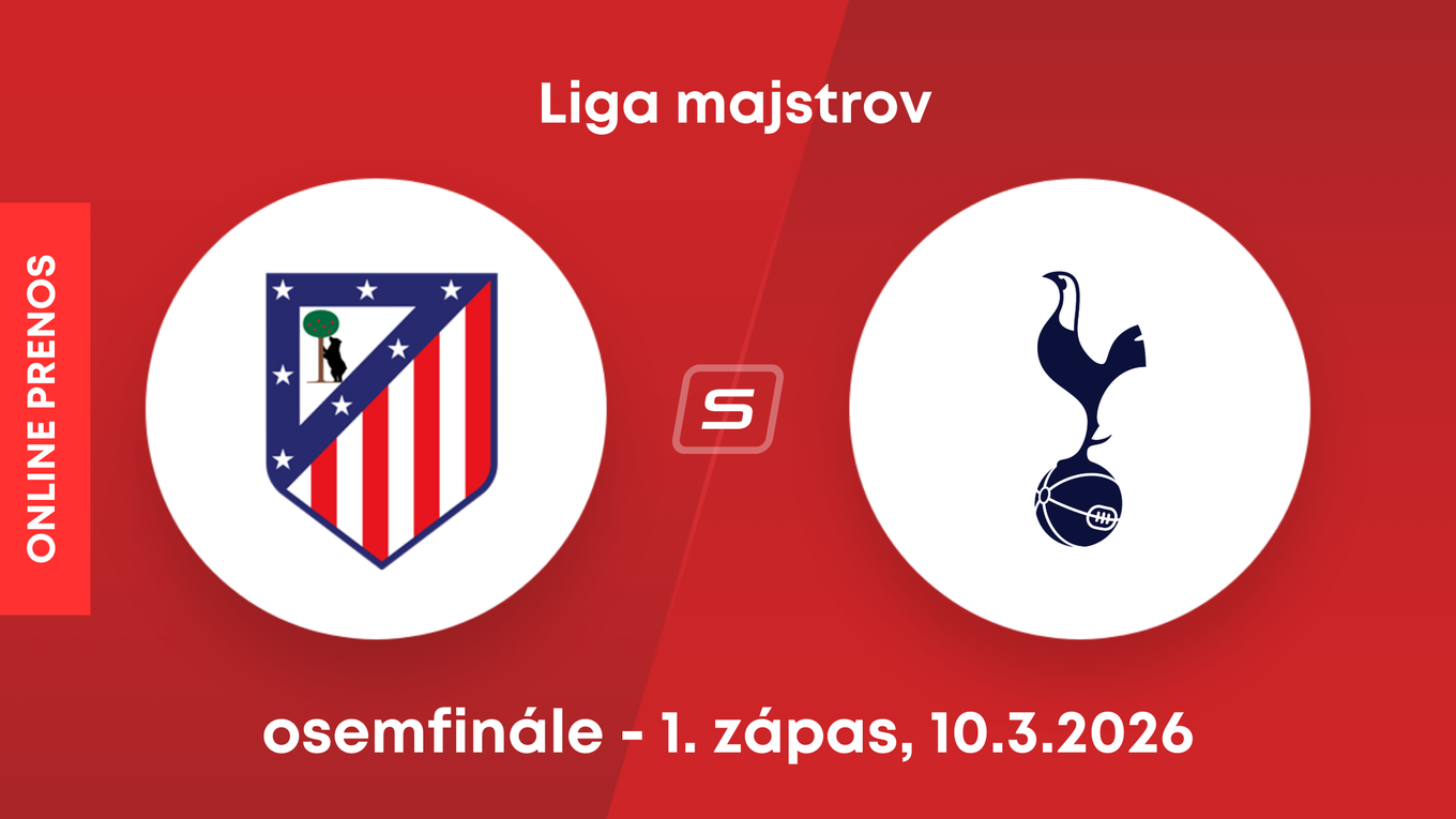 Atlético Madrid - Tottenham: ONLINE prenos zo zápasu osemfinále Ligy majstrov. 