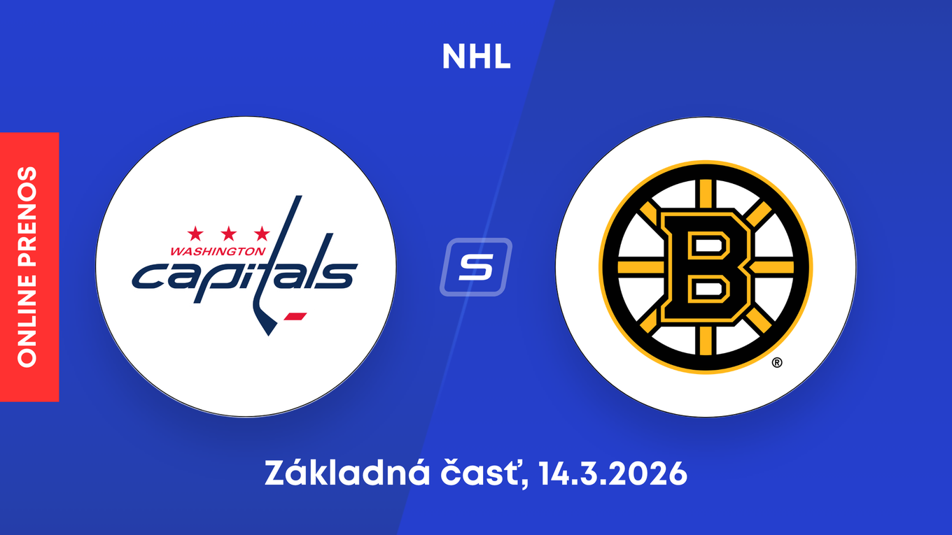 Washington Capitals - Boston Bruins: ONLINE prenos zo zápasu NHL.
 