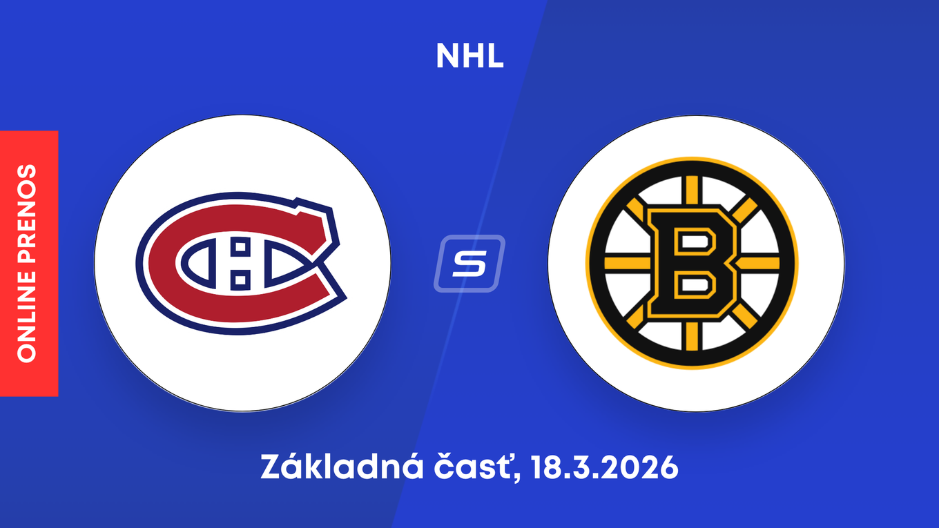 Montreal Canadiens - Boston Bruins: ONLINE prenos zo zápasu NHL.