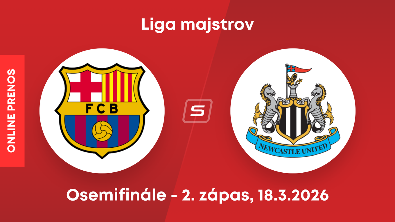 FC Barcelona - Newcastle United: ONLINE prenos z druhého zápasu osemfinále Ligy majstrov. 