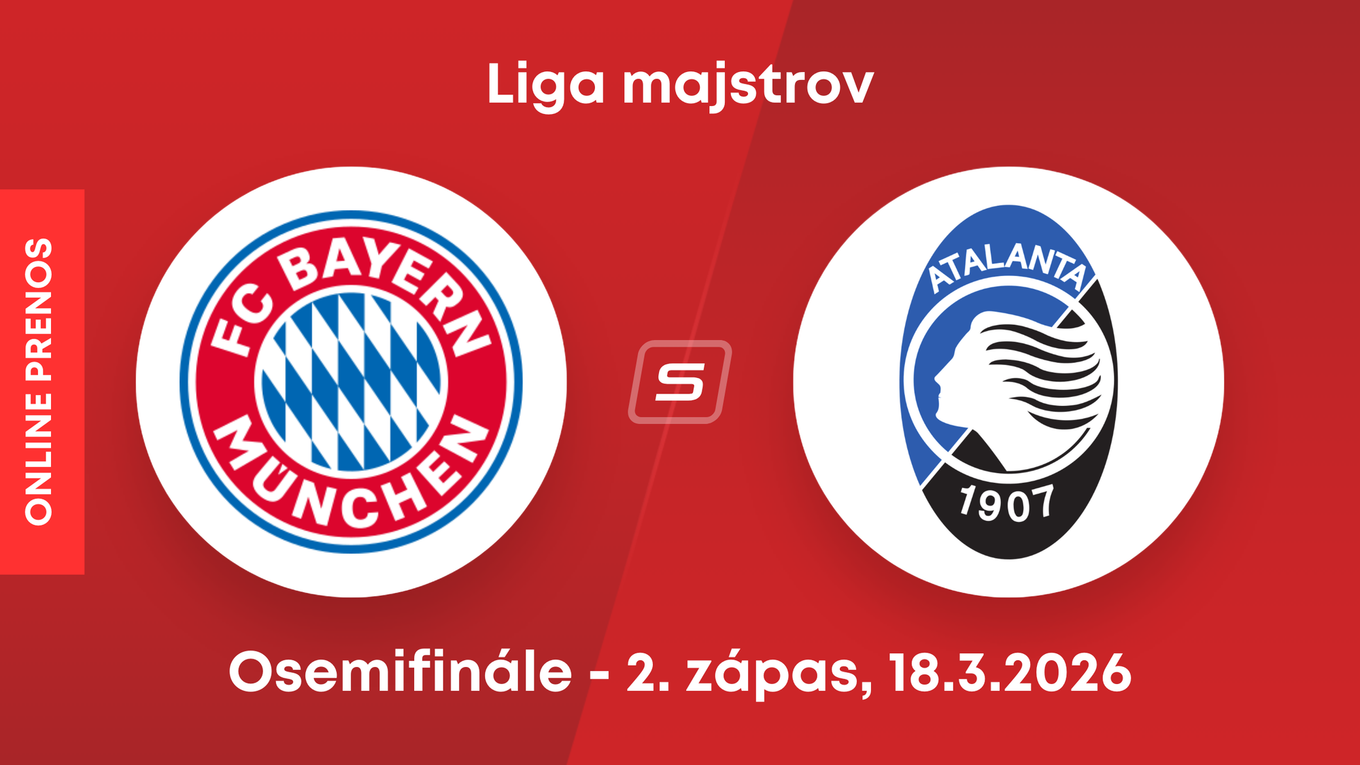 Bayern Mníchov - Atalanta Bergamo: ONLINE prenos z druhého zápasu osemfinále Ligy majstrov. 