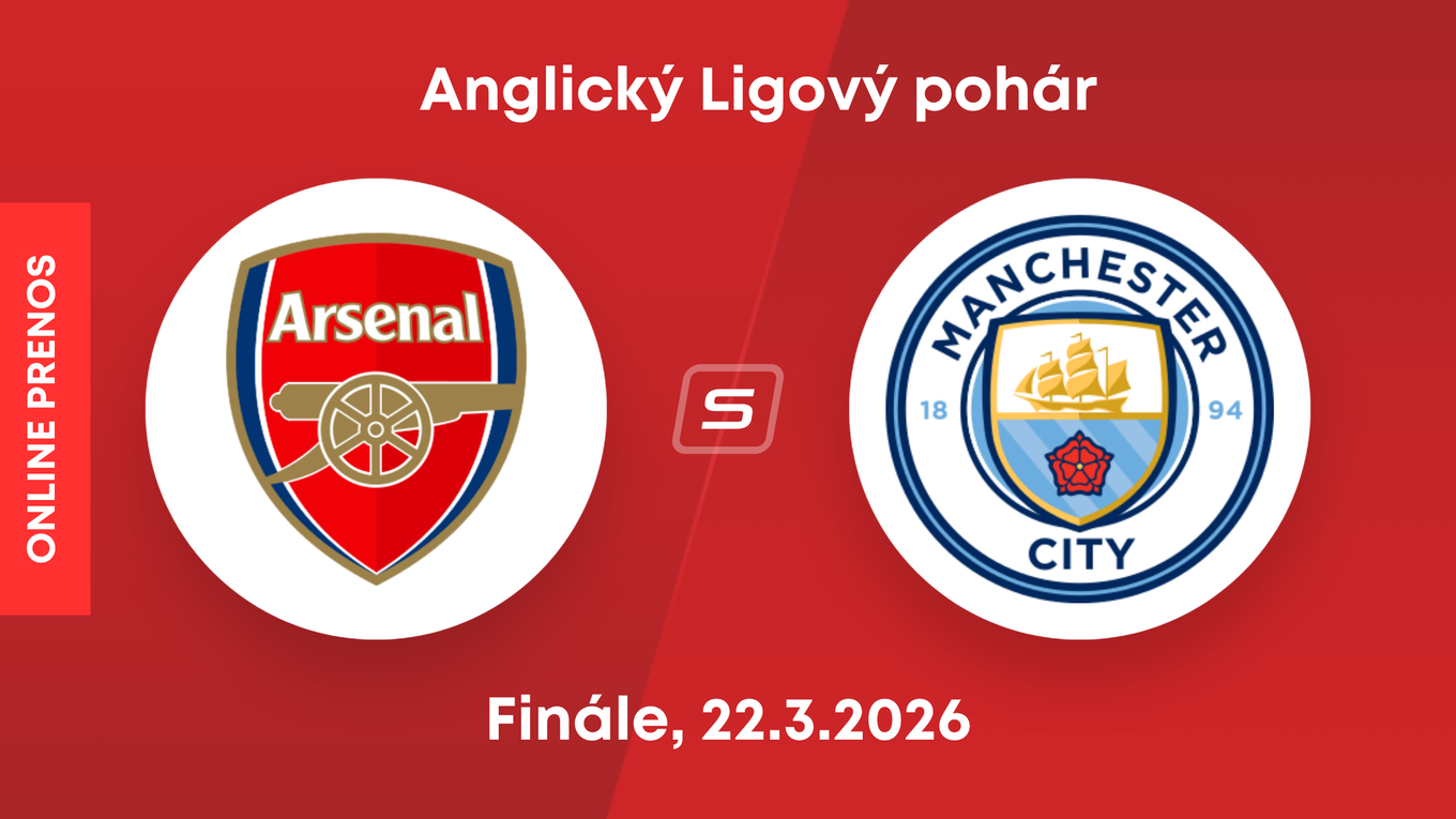 FC Arsenal - Manchester City: ONLIINE prenos z finále anglického Ligového pohára.