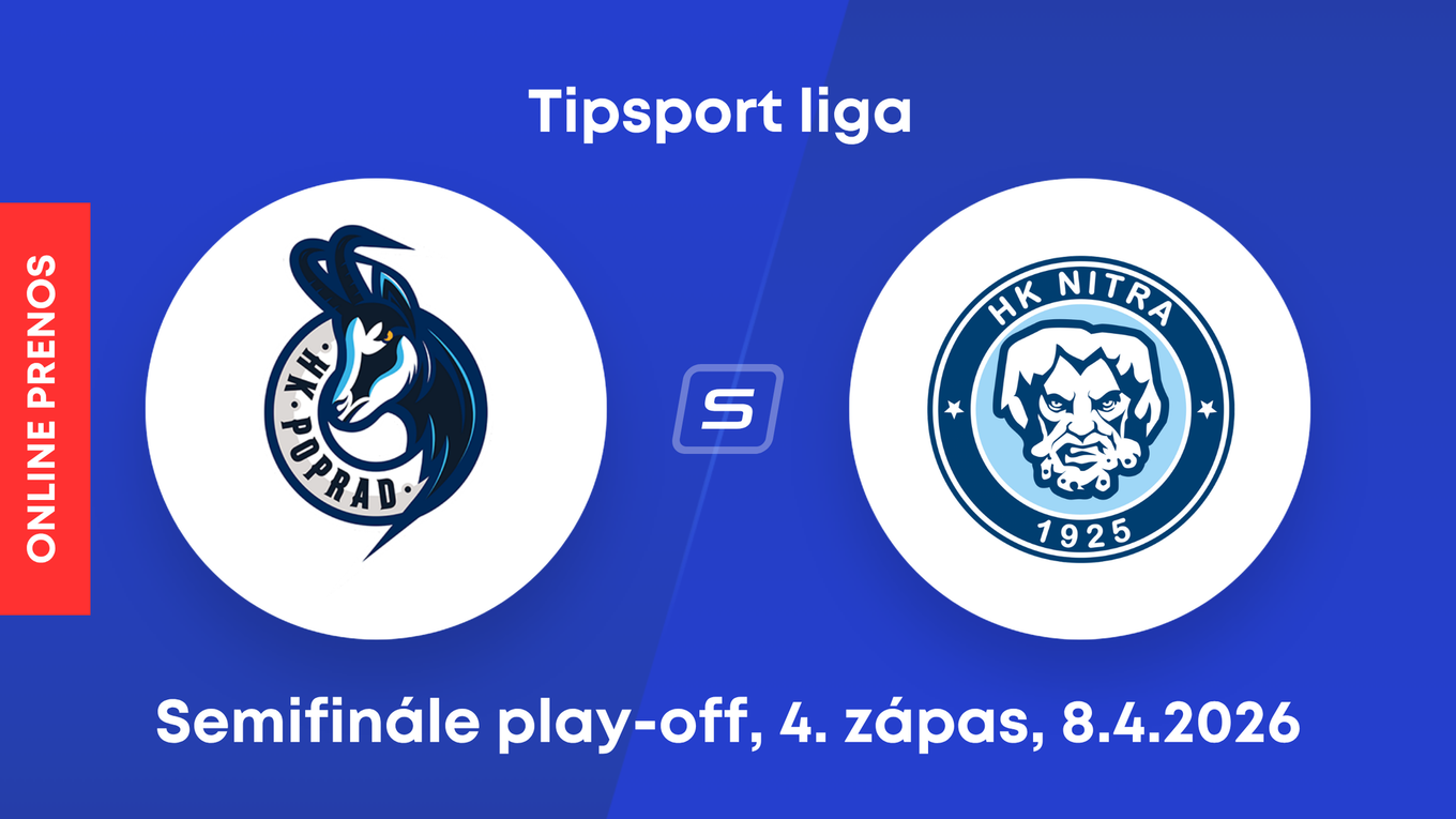HK Poprad - HK Nitra: ONLINE prenos zo 4. zápasu semifinále play-off Tipsport ligy.