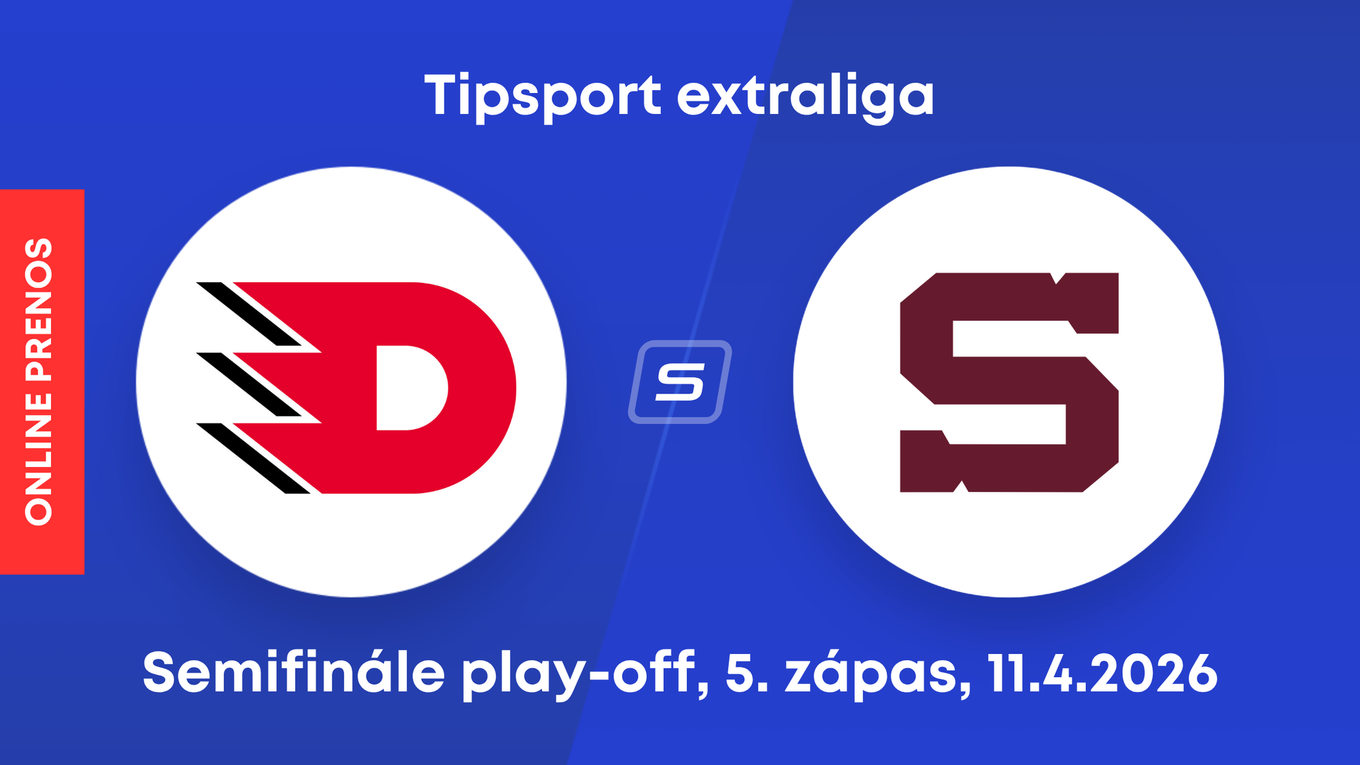HC Dynamo Pardubice - HC Sparta Praha: ONLINE prenos zo semifinále play-off Tipsport extraligy.