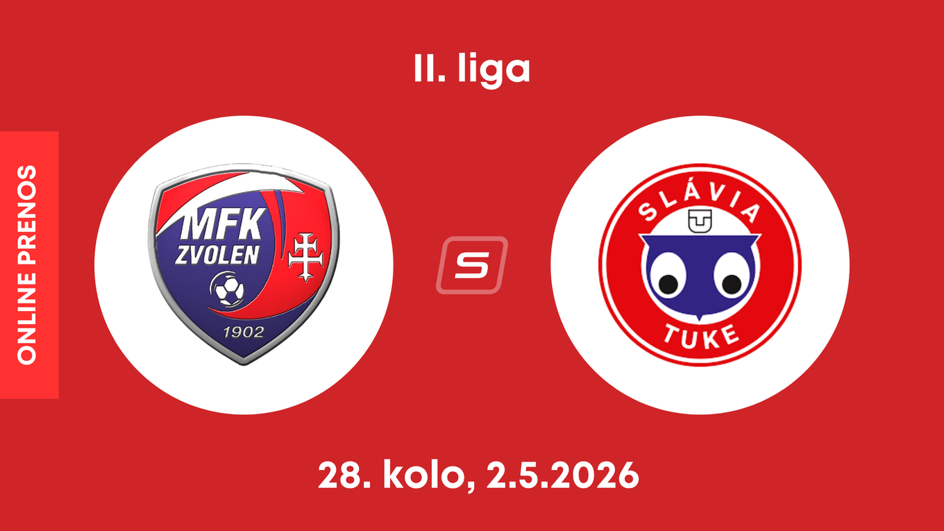 MFK Zvolen - Slávia TU Košice: ONLINE prenos zo zápasu 28. kola II. ligy.