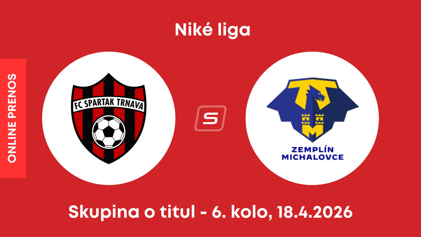 FC Spartak Trnava - MFK Zemplín Michalovce: ONLINE prenos zo zápasu 6. kola skupiny o titul Niké ligy.