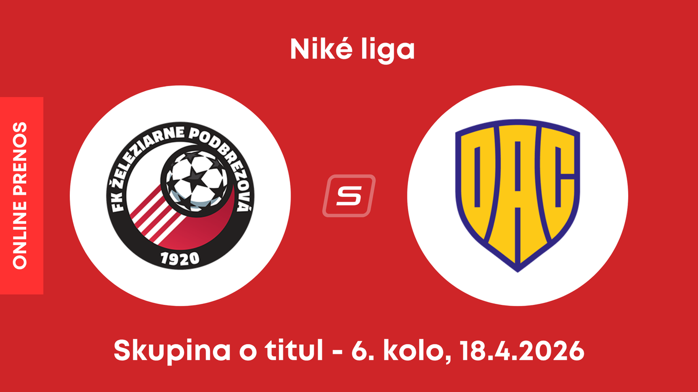 FK Železiarne Podbrezová - FC DAC Dunajská Streda: ONLINE prenos zo zápasu 6. kola skupiny o titul Niké ligy.