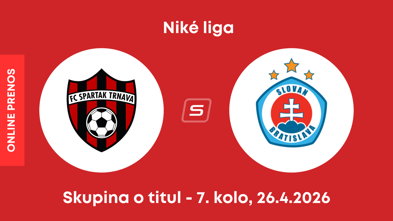 FC Spartak Trnava - ŠK Slovan Bratislava: ONLINE prenos zo zápasu 7. kola skupiny o titul Niké ligy.