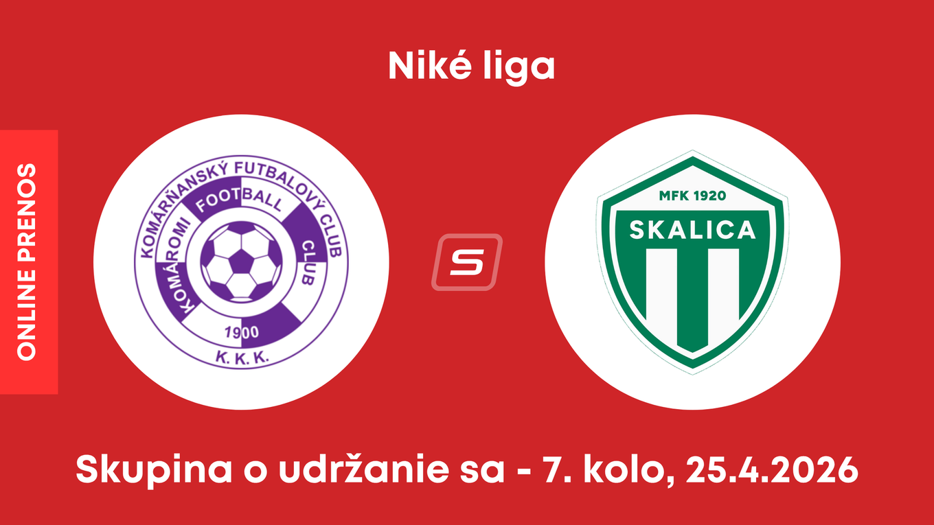 KFC Komárno - MFK Skalica: ONLINE prenos zo zápasu 7. kola skupiny o udržanie sa v Niké lige.