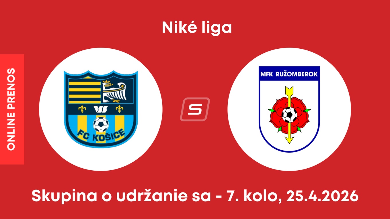 FC Košice - MFK Ružomberok: ONLINE prenos zo zápasu 7. kola skupiny o udržanie sa v Niké lige.