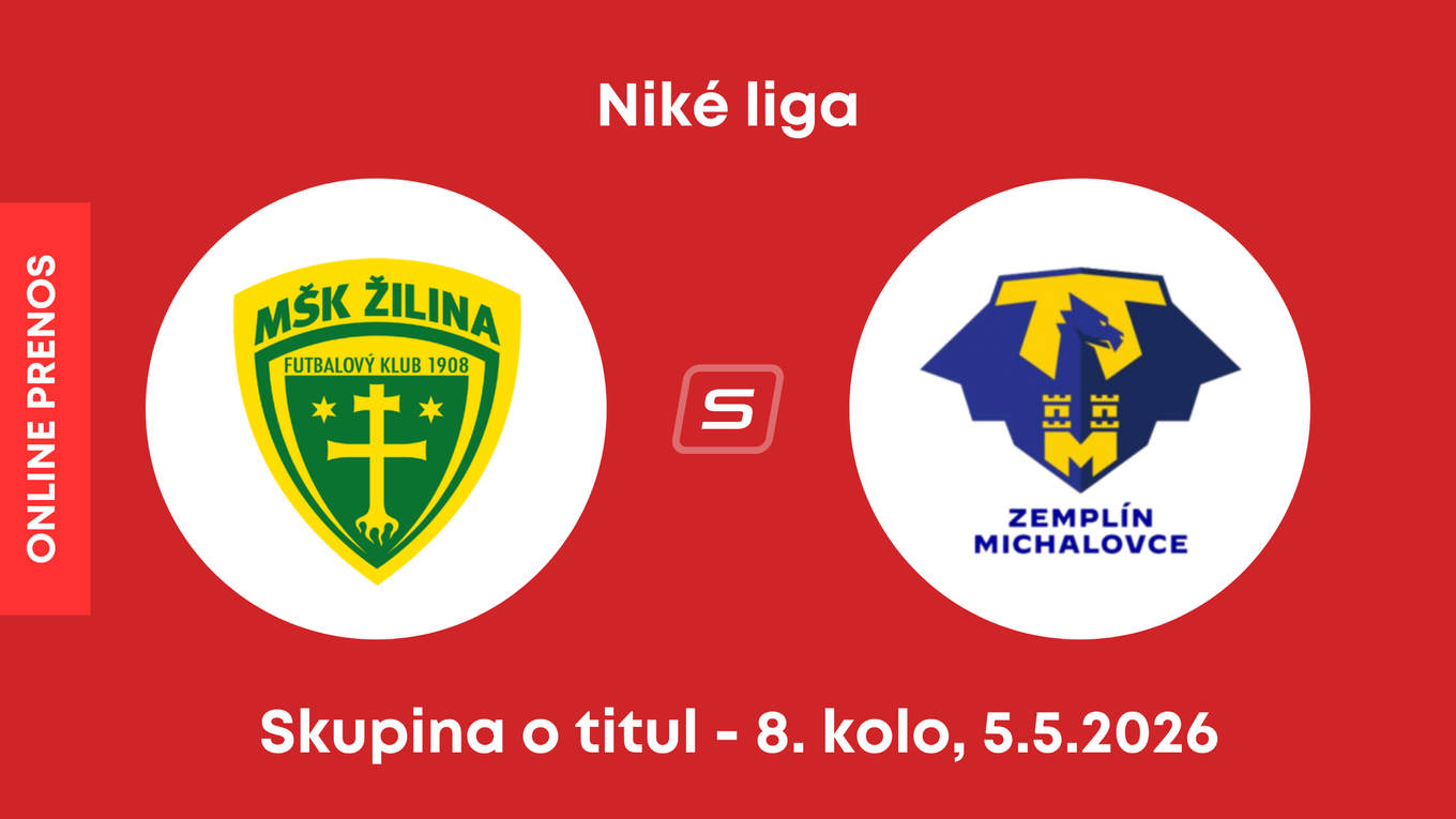 MŠK Žilina - MFK Zemplín Michalovce: ONLINE prenos zo zápasu 8. kola skupiny o titul Niké ligy.