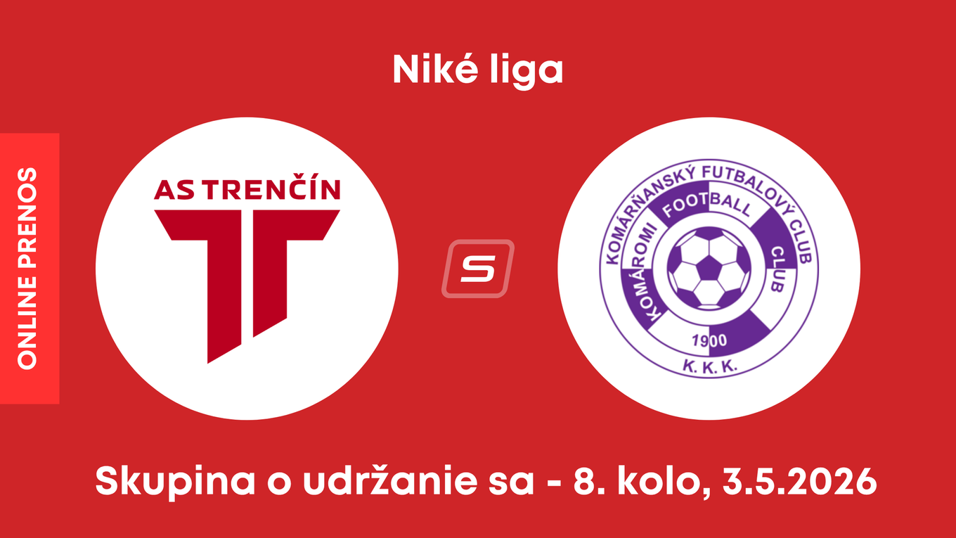 AS Trenčín - KFC Komárno: ONLINE prenos zo zápasu 8. kola skupiny o udržanie sa v Niké lige.