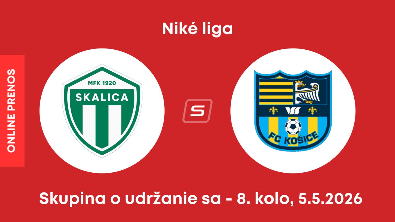 MFK Skalica - FC Košice: ONLINE prenos zo zápasu 8. kola skupiny o udržanie sa v Niké lige.